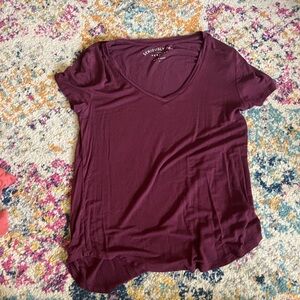 Seriously soft Maroon V Neck